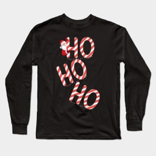 Christmas | santa | ho ho ho Long Sleeve T-Shirt